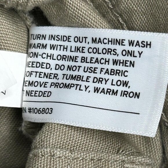 Duluth Trading Flex Fire Hose Pants Mens 34x30.5 Khaki Relaxed Fit Cargo Stretch - Picture 6 of 16